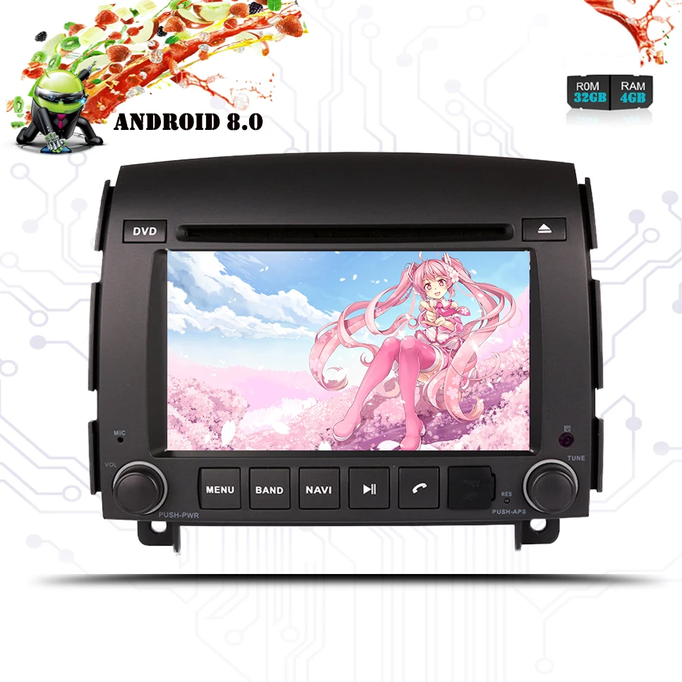Android 8 0 Автомобильный GPS dvd плеер для Hyundai sonata NF 2004 2005 2006 2007 2008 3/4G USB Радио ТВ с