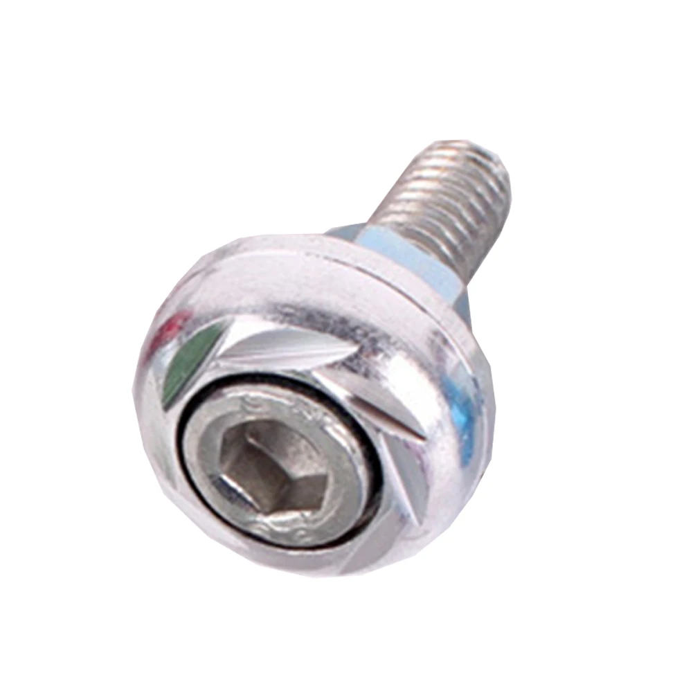 6 мм алюминиевый сплав отвертка для номерного знака с болтом и гайкой мотоцикла