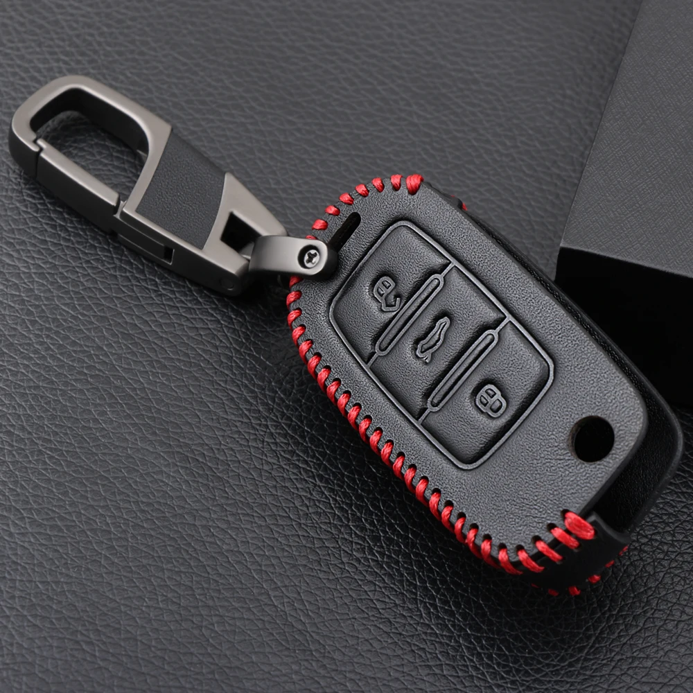 Чехол для ключа стайлинга автомобиля чехол VW Golf Bora Jetta POLO GOLF Passat Skoda Octavia A5 Fabia SEAT Ibiza