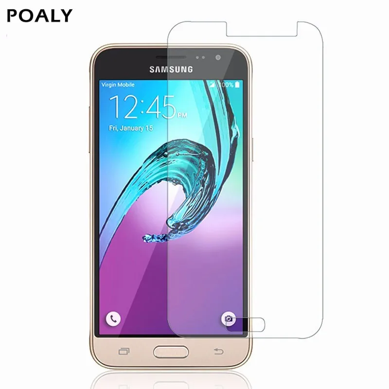 (POALY) Закаленное стекло для Samsung Galaxy J3 2016 (6) J320F J320P J300 J320M J320Y SM 9h Защитная пленка
