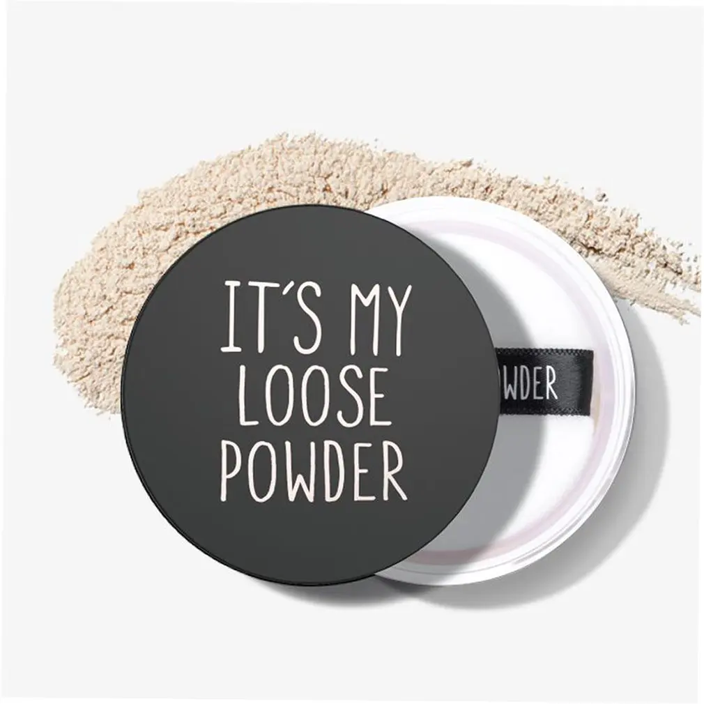 Дышащая водостойкая пудра для макияжа лица рассыпчатая контроль жирности