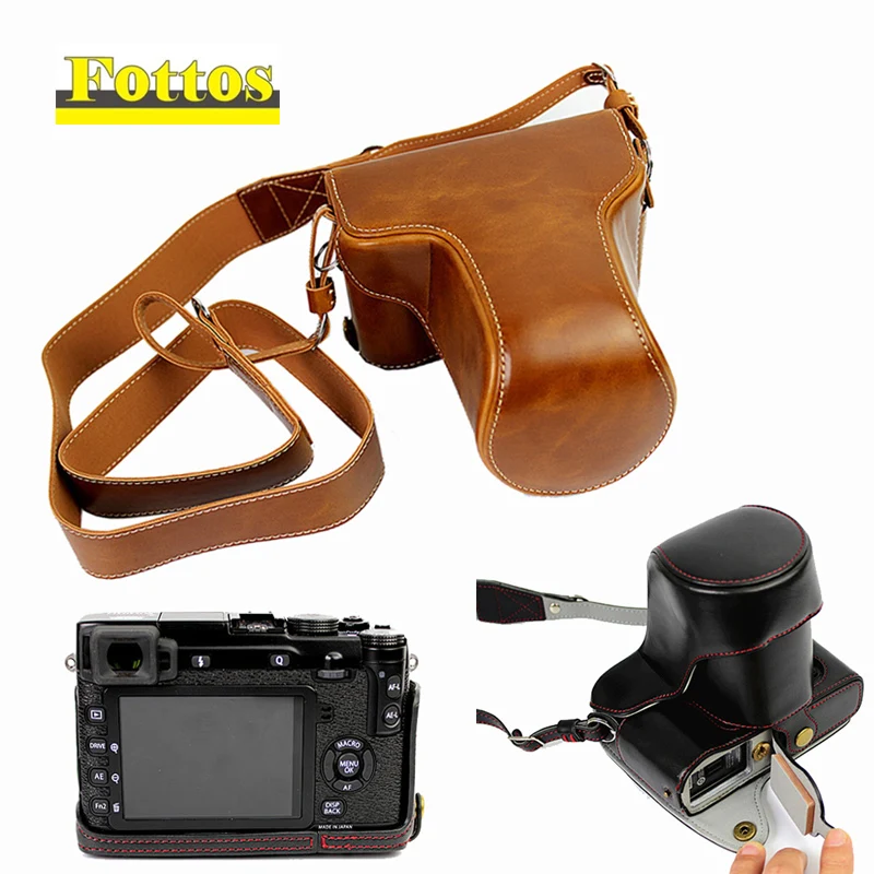 Высококачественный чехол для камеры из искусственной кожи Fujifilm XE1 X E1 Finepix E2 XE2 с