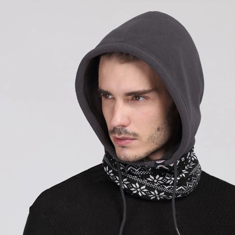 Женские и мужские флисовые шапки из полиэстера Балаклавы уличные для мотора