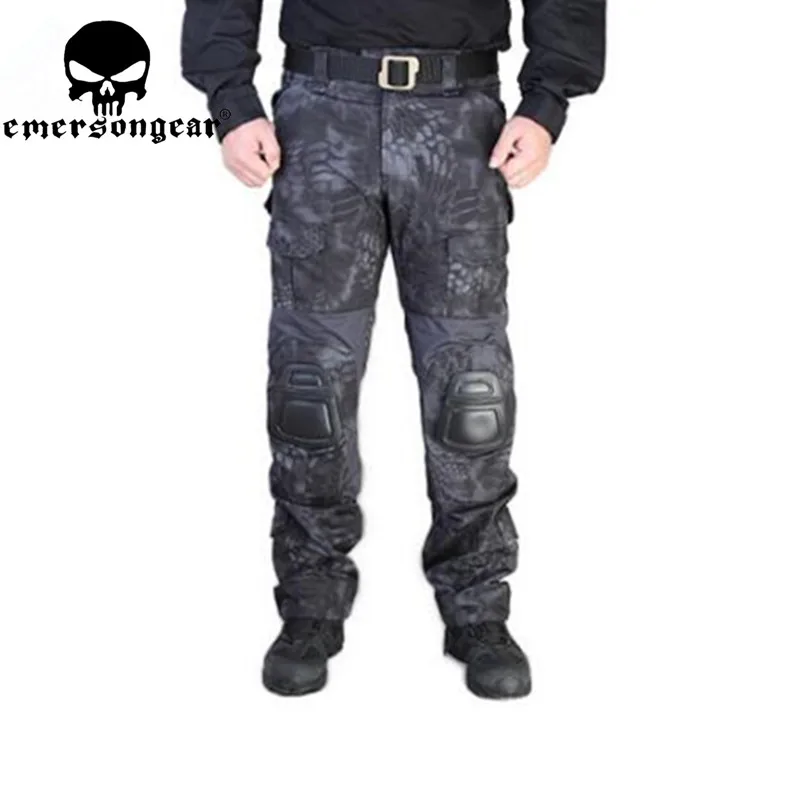 TYP Emersongear G2 тактические штаны с наколенниками страйкбол Emerson gen2 боевые тренировочные военные брюки EM7038 Койот коричневый Мультикам - Цвет: TYP