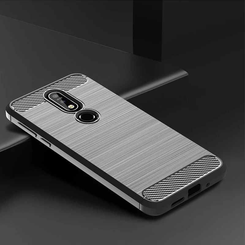 Чехол для Nokia 7 1 мягкий силиконовый Прочный чехол телефона Plus 2018 X7 TA 1085 задняя