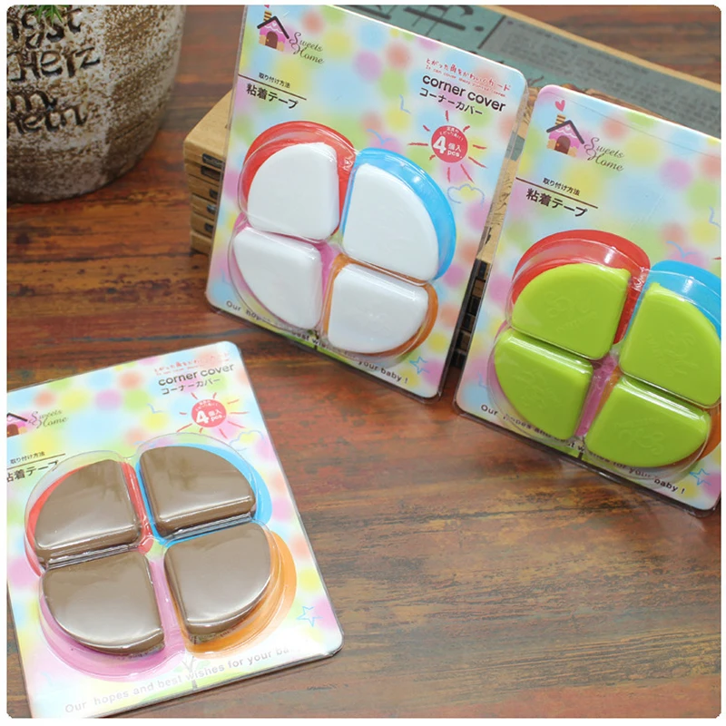4pcs Children Protection Table Corner Baby Safety Silicone Protector Edge &amp Guards | Мать и ребенок