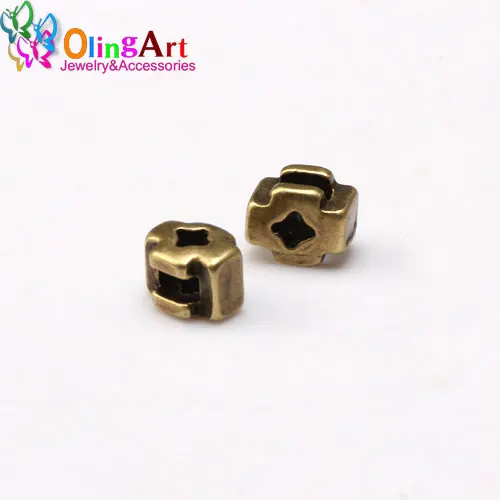 0302 20pcs 005 B Olingart 30 шт. 3*2 мм Подвески крестообразной формы сердца бусины для нанизывания тибетского серебра Поиск браслет ювелирных изделий DIY ручной работы - Цвет: 0302 20pcs 005 B