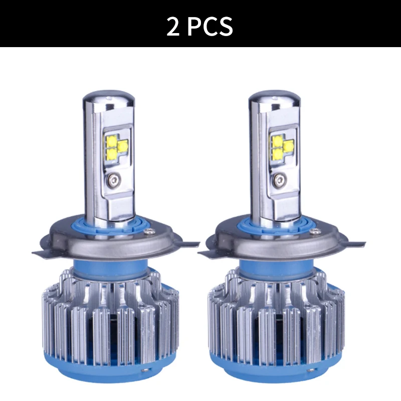 2 pieces lamps TC-X фар автомобиля H7 H4 LED H8 H11 HB3 9005 Диодная лампочка для авто HB4 9006 H1 H3 H13 9004 9007 свет лампы для автомобилей 6000 К avtolamp - Испускаемый цвет: 2 pieces lamps