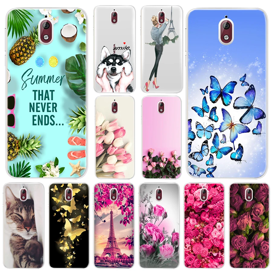 Мягкий, симпатичный, из ТПУ чехол для Nokia 3 Nokia 3,1 2,1 6,1 7,1 силиконовый чехол для телефона чехол для Nokia Lumia 3,1 3 TA-1063 TA-1057 чехол крышка бампера