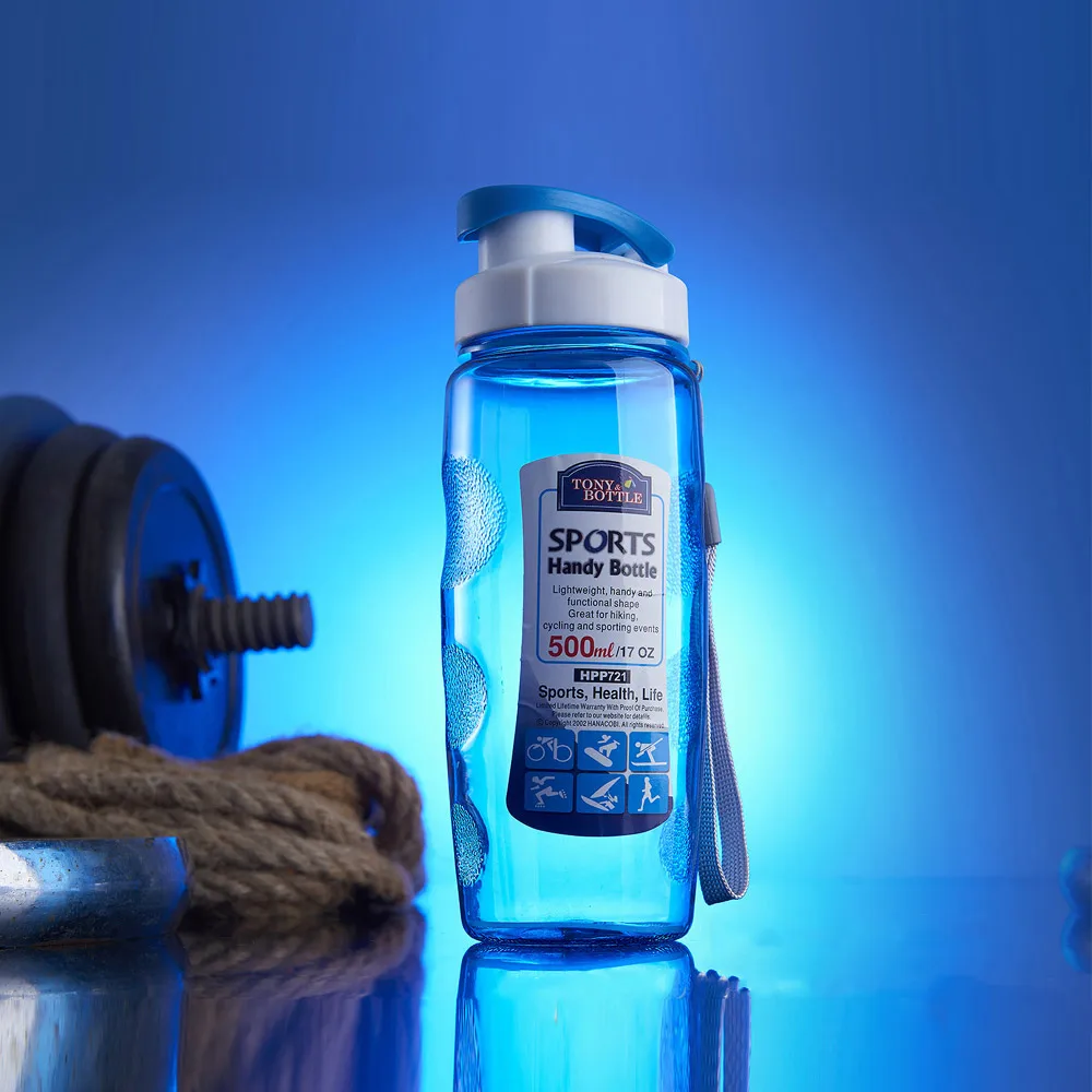 Пластиковая бутылка для воды с большой емкостью мальчиков и девочек занятий