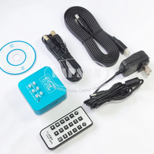 16MP Full HD 1080P 60FPS HDMI USB выход индустрия C Mount микроскоп видеокамера + 8 Гб TF карта памяти