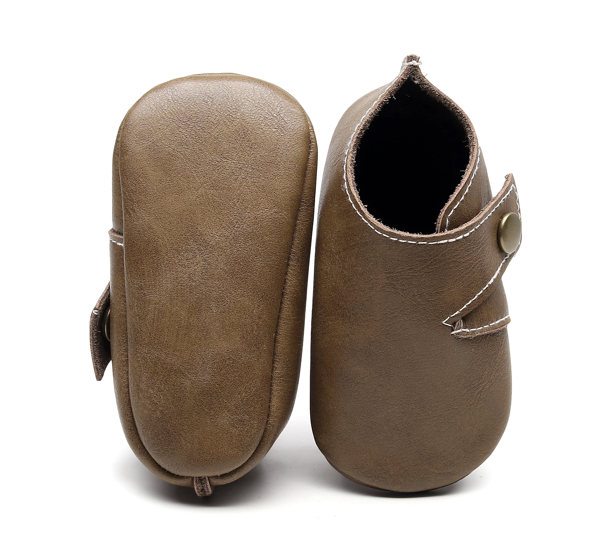 

Genuine Leather Baby Boys Shoes Classic Gentleman Baby Boys Shoes Soft Sole Non-slip Crib Shoes First walkers for 0-24 Month