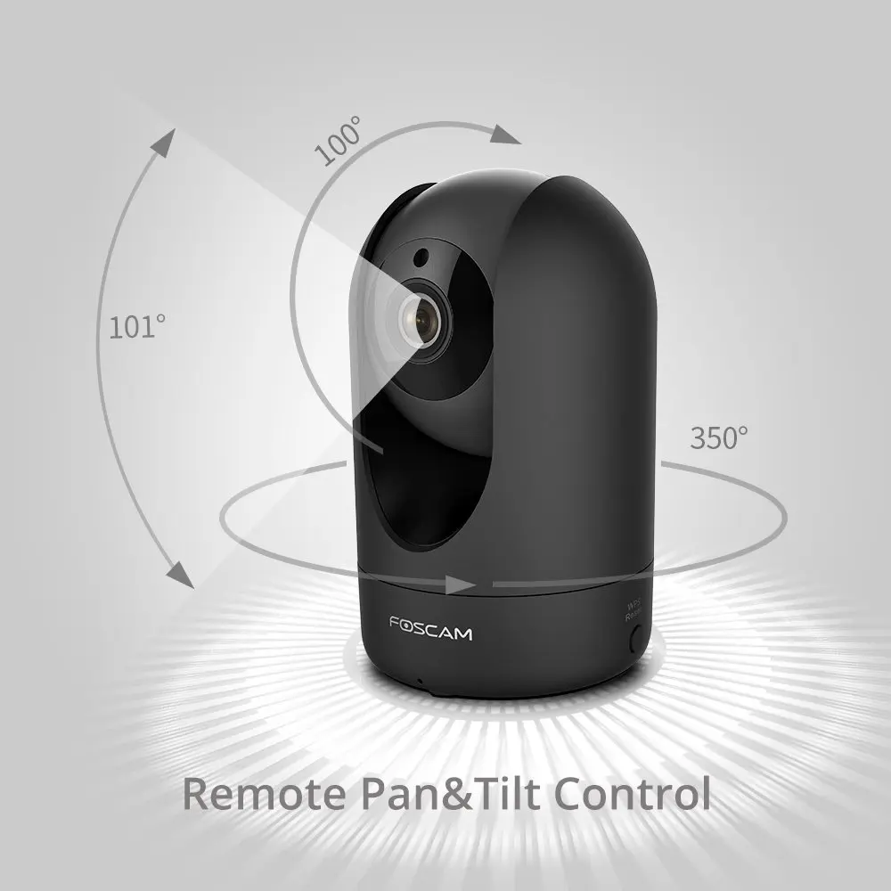 Foscam R2 1080P HD беспроводная камера безопасности WiFi IP домашняя камера бесплатное облако в комплекте 2-Way аудио панорамирование/наклон ночного видения