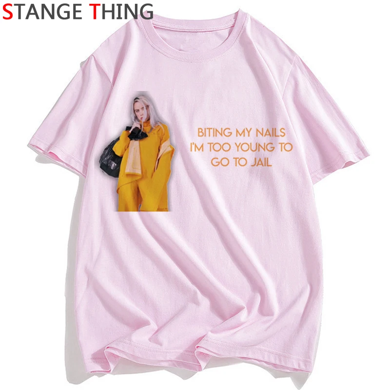 Новинка, Billie Eilish, Мужская футболка, Ретро стиль, хип-хоп стиль, уличная одежда, футболка с забавным принтом, 90 s, футболки для мужчин/женщин