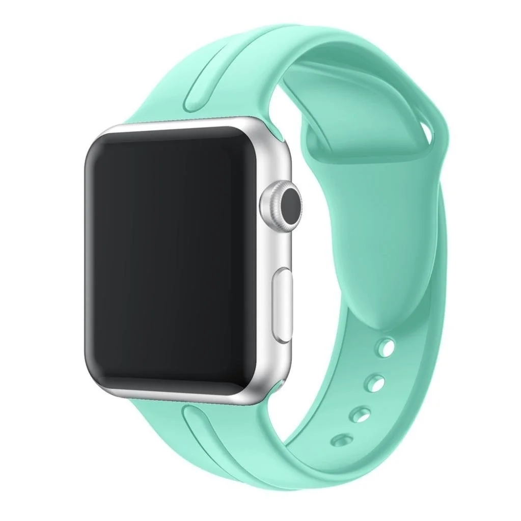 Soft Bands For Apple Watch 42mm 38mm 4 3 2 1 Band Silicone Replacement Sport Strap for iWatch 38MM 42MM Women Men | Наручные часы