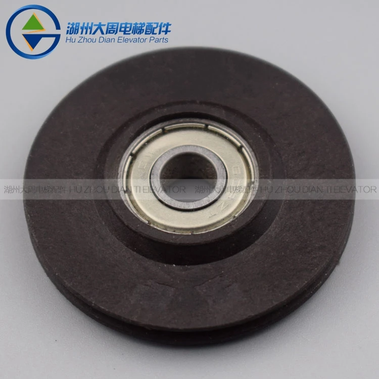 

10pcs KONE rope wheel heavy steel wire rope wheel KONE door rope wheel / outer diameter 48 / inner hole 8 / bearing 608ZT