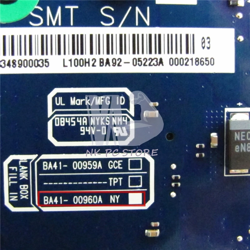 Оригинальная материнская плата для ноутбука Samsung R505 Sockets1 DDR2 ATI Дискретная