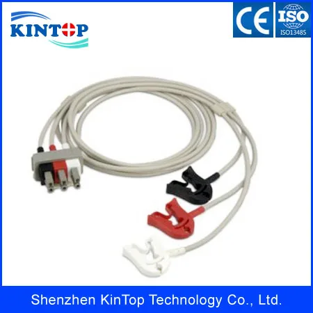Совместимый новый набор свинцовых проводов для ЭКГ провод Philips AHA TPU цельный