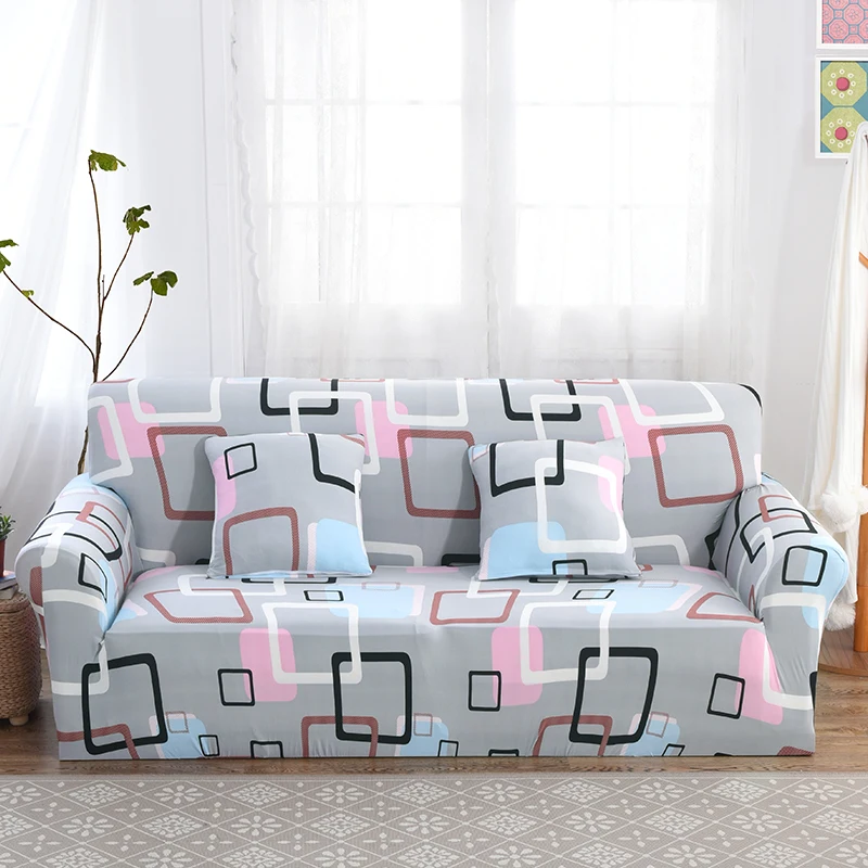 Простые линии протектор чехол на диван Slipcover мебель диване Крышка для дивана Чехлы для гостиной угловой диван крышка эластичный