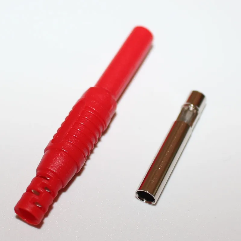 30pcs Safety 4mm Female Banana Inline Socket Jack Connector Solder Type for Max.Cable OD.4.0mm CATII 600V/24A | Обустройство дома