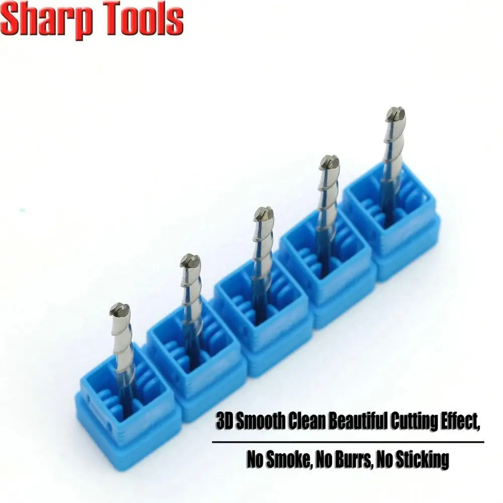 Концевая фреза с 2 канавками 3 175*25 мм 10 шт.|tool lens|mdf skirtingtool coat |