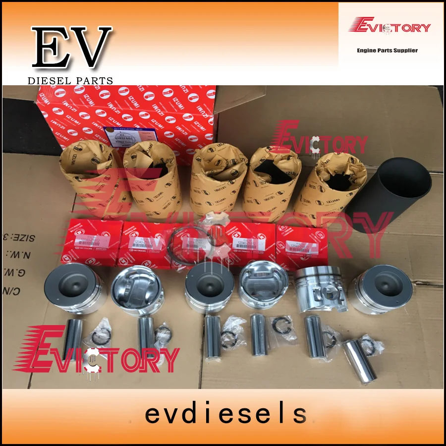 UD грузовик 12 valve FE6 комплект для восстановления двигателя FE6T FE6TA поршень + кольцо
