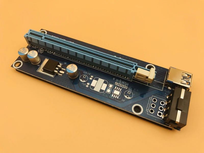 Кабель питания VER006 Райзер PCIe PCI E 1X к 16X кабель с SATA на 4Pin IDE USB 3 0 для майнинга BTC Antminer