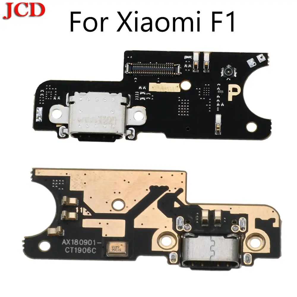 

JCD New For Xiaomi F1 USB Chargng dock Port Flex Cable Connector PCB Board Ribbon Flex Cable Spare Repair Parts for Pocophone F1