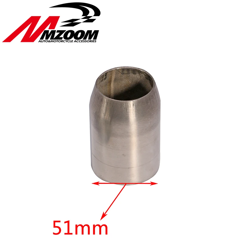Бесплатная доставка Mzoom Модифицированная выхлопная труба мотоцикла intubate