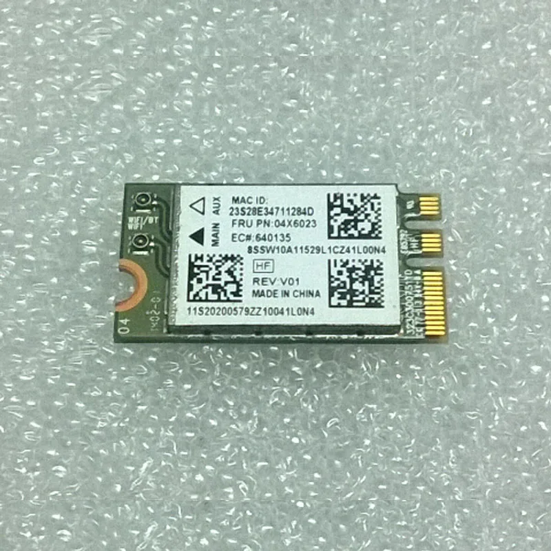 Ltn NFA345 AC + BT4.0 PCIE M.2 WLAN-карта для Lenovo Серии B50, FRU 04X6023 20200579