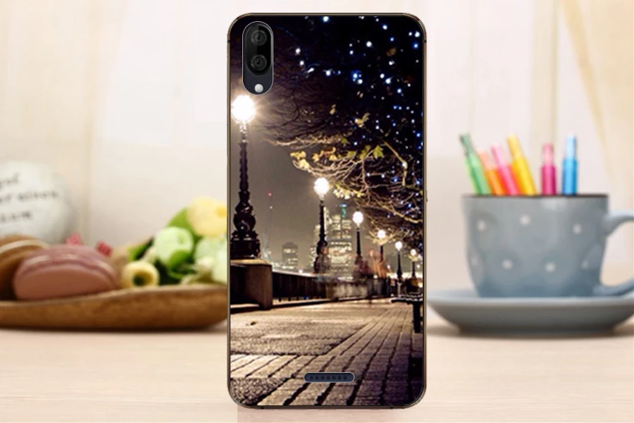 Для Wiko Y80 Y 80 чехол 5,9" Роскошный чехол из ТПУ и силикона чехол s для Wiko Y60 Y60 5,45 дюймов задняя крышка телефона Funda Coque