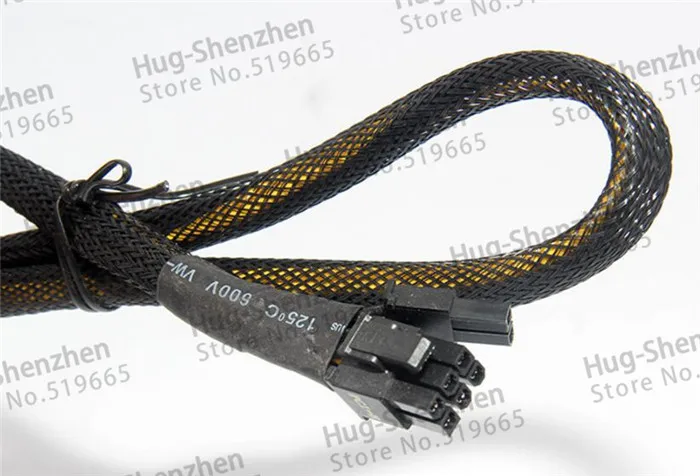 Черные туфли высокого качества с длинными рукавами 8 Булавки pci-e до (6 + 2) булавки