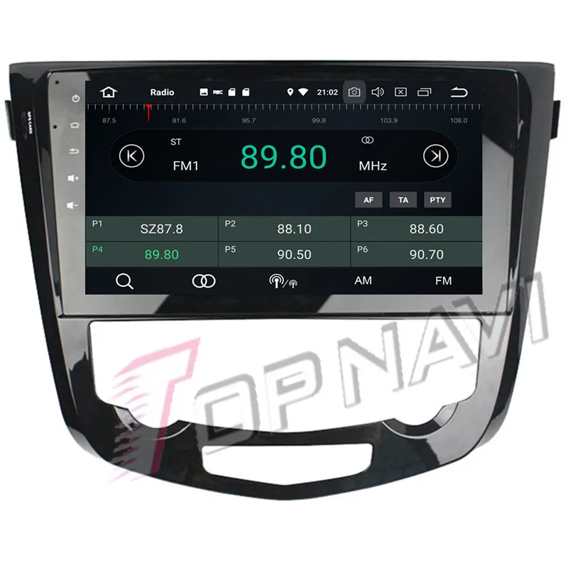 Автомобильный медиацентр Topnavi Android 9 0 для Nissan Qashqai Auto 2013 2014 2015 2016 стерео радио 2 DIN