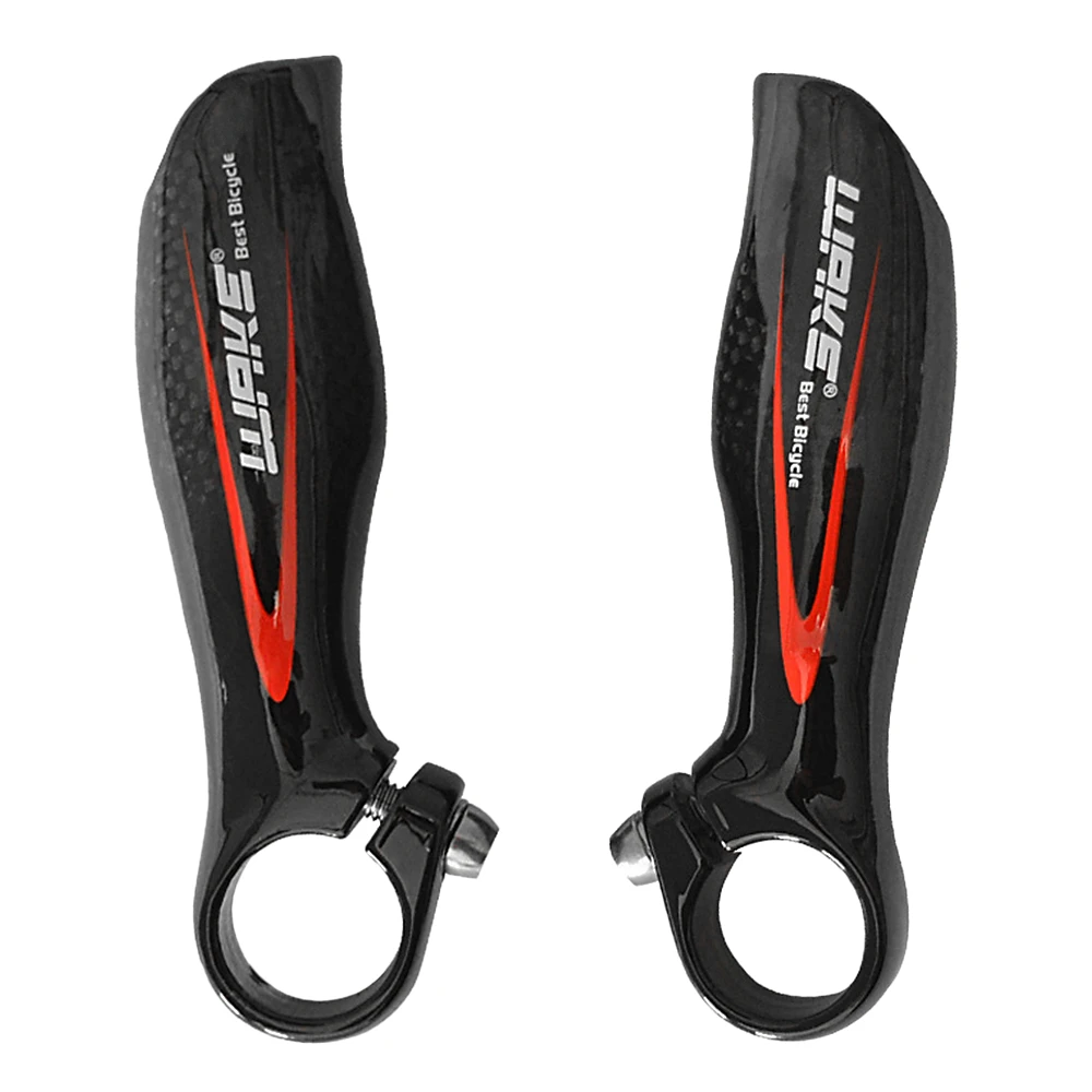 Wake 2 шт. концы для горного велосипеда углеродный черный руль рог 22 мм шоссейного