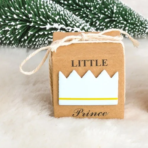 100 шт. комплект наряда принцессы и принца из крафт бумаги Подарочная коробка