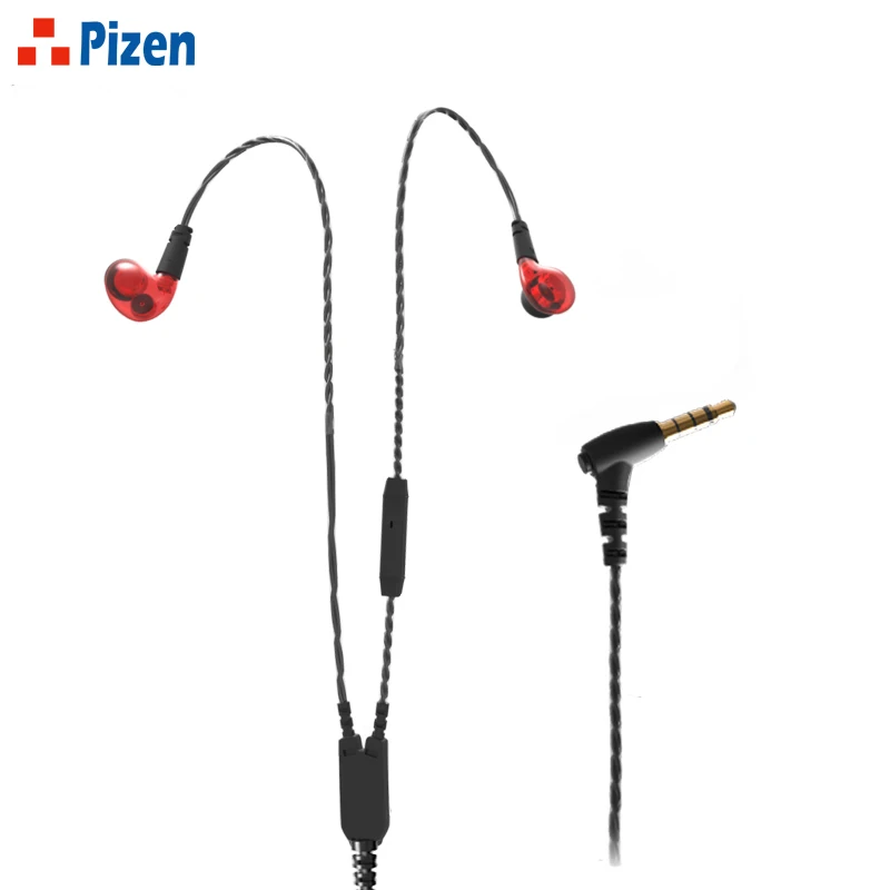 PIZEN P6 BA+ 2DD 6 в 1 гибридная echnology гарнитура для ушей, спортивные наушники на заказ, mmcx кабель с микрофоном для shure se535 se846