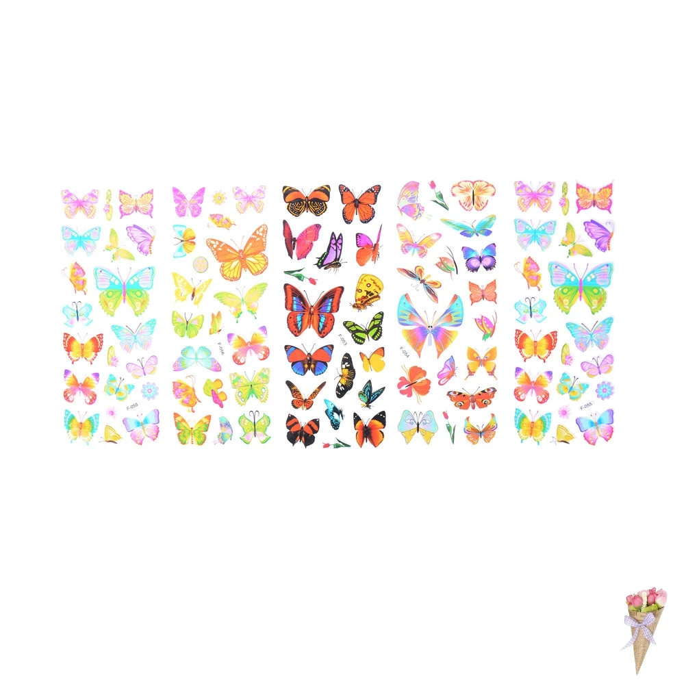 5 Sheets Classic Toys Teacher Reward Stickers Random Send Cute Love Heart Butterfly Flower Sticker | Игрушки и хобби