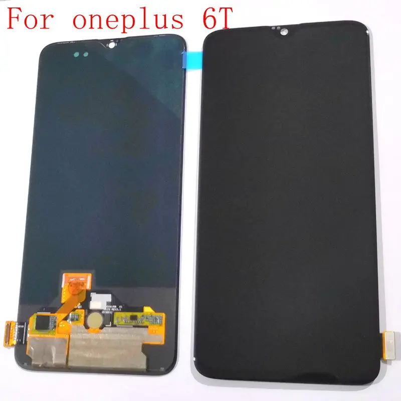 ЖК экран Amoled для Oneplus 6T с сенсорным стеклом дигитайзером Pantalla запасная часть oneplus