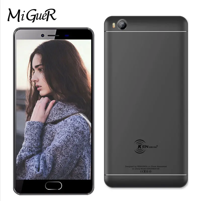 KENXINDA S8 отпечаток пальца 4G LTE мобильный телефон Android 7 0 четырехъядерный 1 5 ГГц 2 Гб