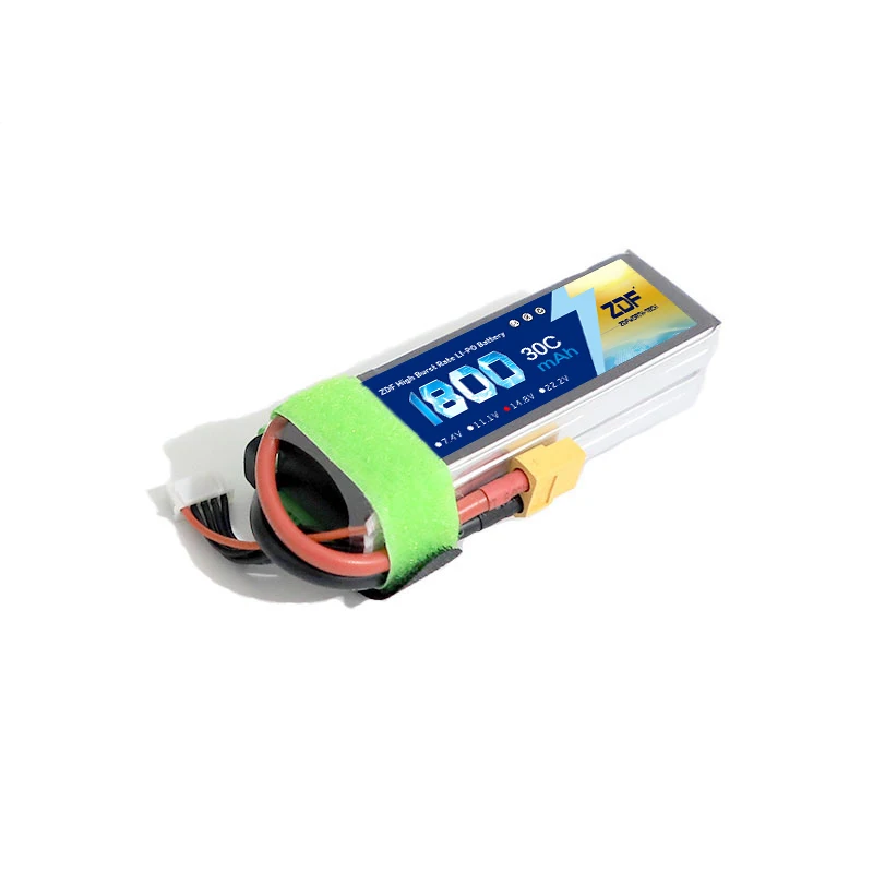 Батарея ZDF RC Lipo 2S 3S 4S 6S 7 4 V 11 1 v 14 8 22 2 1800mAh 30C 60C akku-батарея для радиоуправляемой