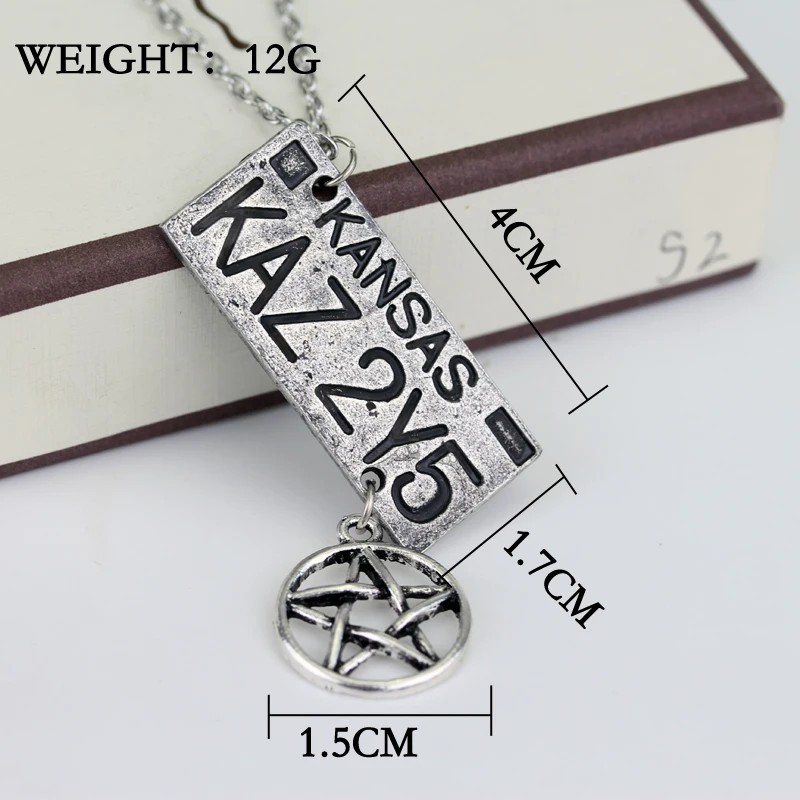 Винтажное ожерелье с подвеской в виде супернатурального Канзаса KAZ 2Y5 номер