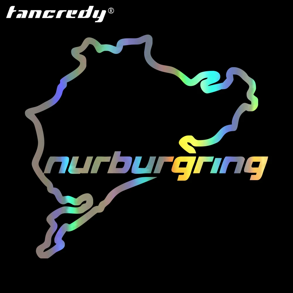 Гоночный трек Nurburgring спорт автомобильный стикер 14*12 5 см Стайлинг автомобиля