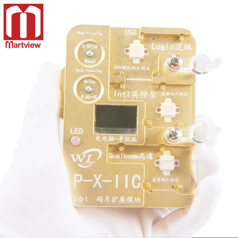 Martview WL 3in1 Int Qual узкополосная логика EEPROM IC модуль чтения записи IMEI инструмент для iPhone X