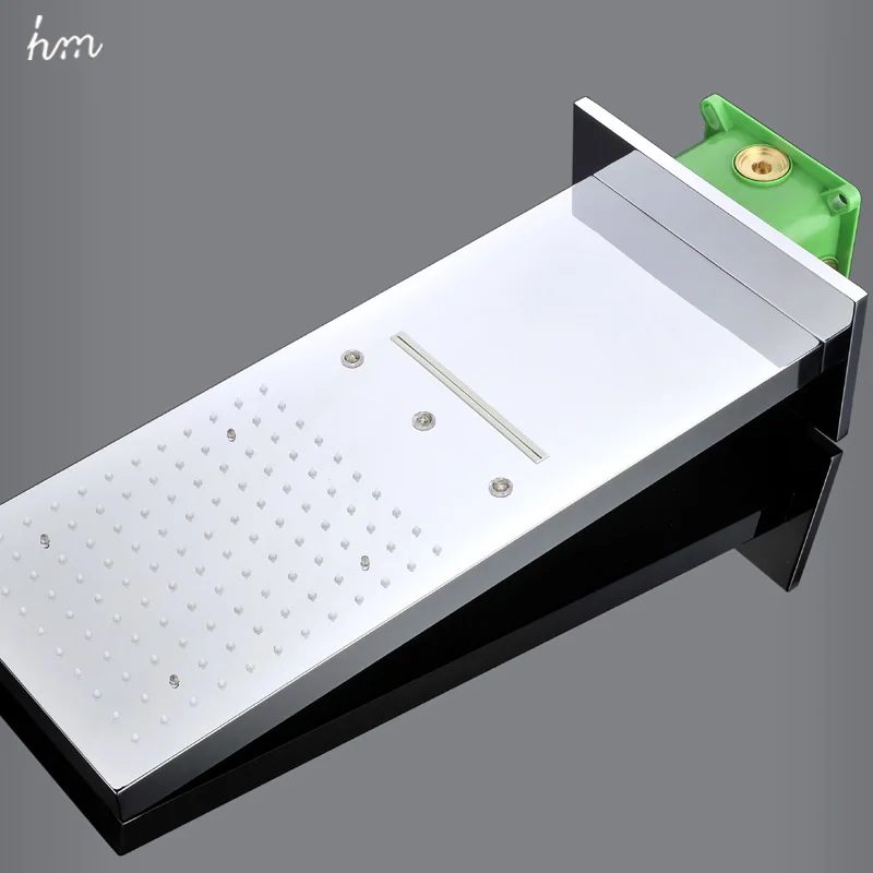 Hm цифровой дисплей контроллер для душа сенсорная панель управления массаж дождя