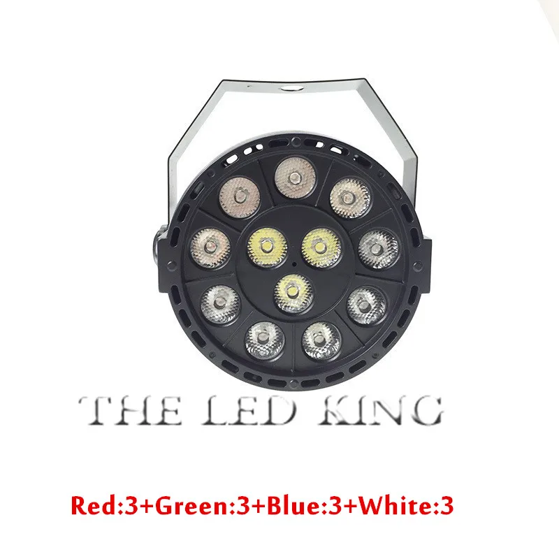 Высокое качество 36 Вт 12 led par сценический свет LED RGBW 8 DMX Мечта Цвет широкое