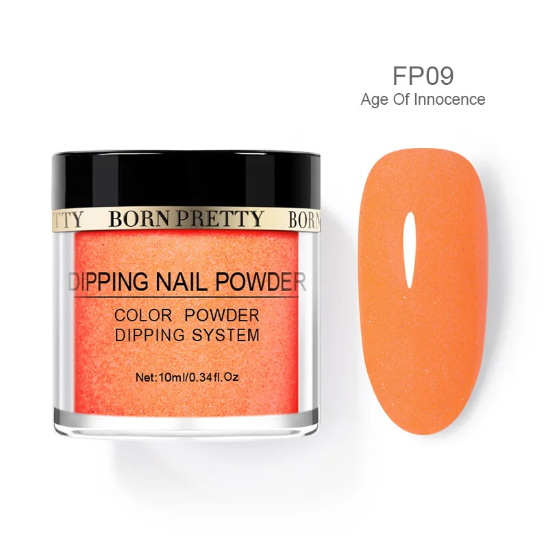 BP-FP09 BORN PRETTY погружение ногтей флуоресцентный порошок Неоновый дизайн для ногтей натуральный сухой хром пигмент светящийся в УФ-светильник для ногтей сверкающий - Цвет: BP-FP09
