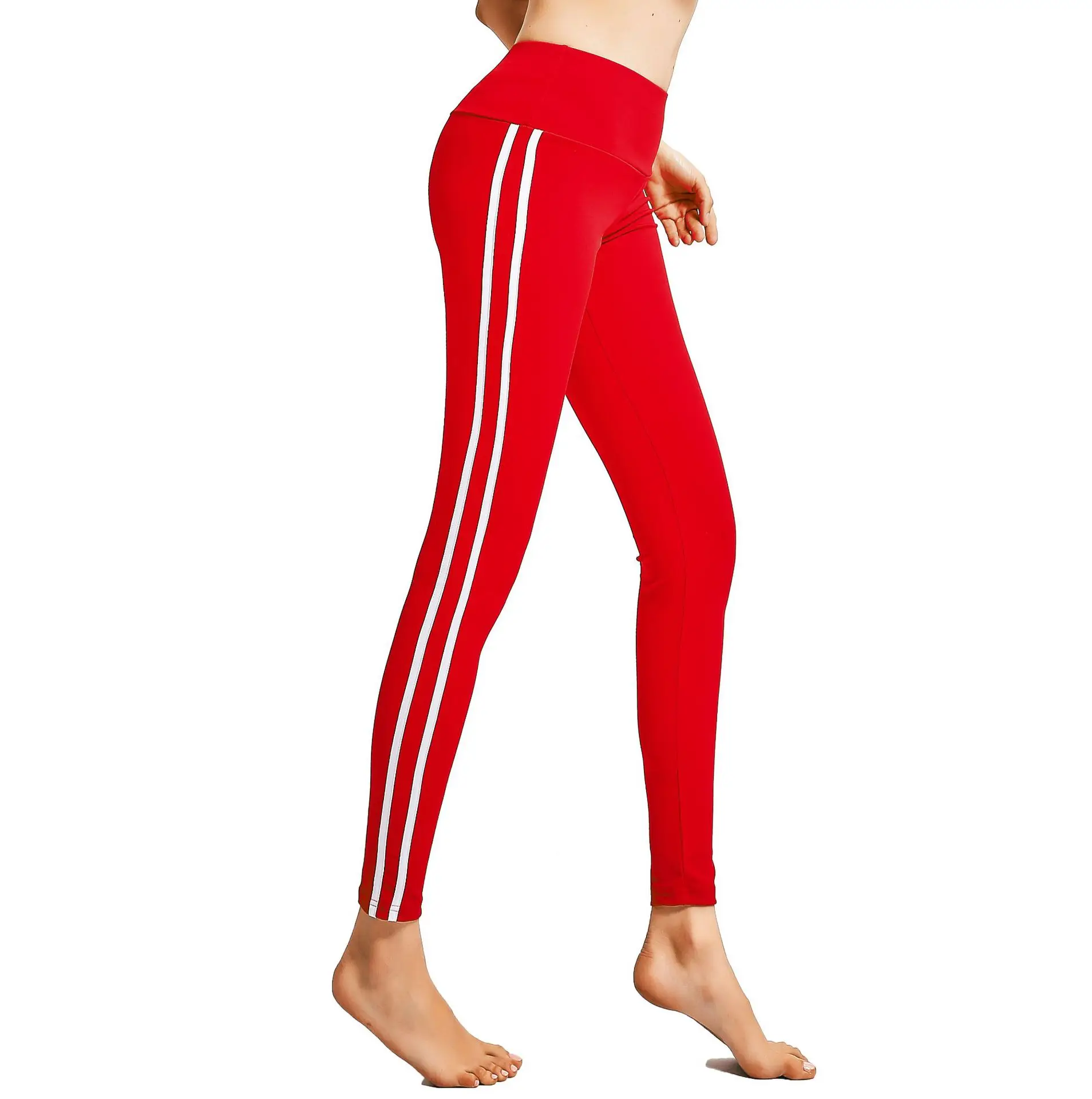 2018 новые спортивные брюки Slim Fit Бедра штаны для йоги Для женщин леггинсы бег