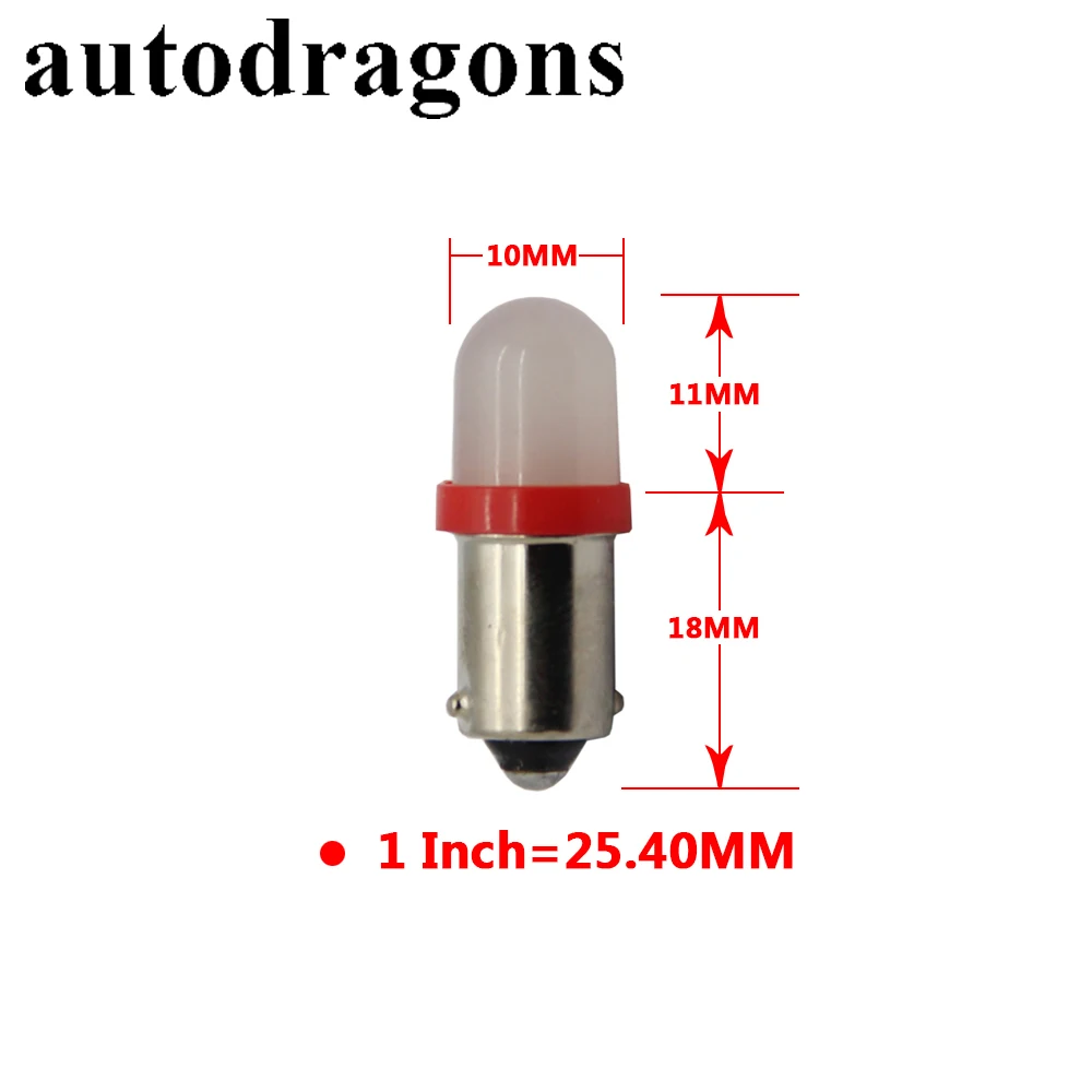 Autodragons 20 шт. #44 #47 BA9S байонетная база янтарный Зеленый Белый Красный Синий цвет AC DC 6