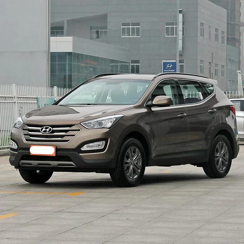 Автомобильный Стайлинг для hyundai Santa Fe ix45 2013 ABS хромированный передний противотуманный светильник, накладка на лампу, авто защита, 2 шт