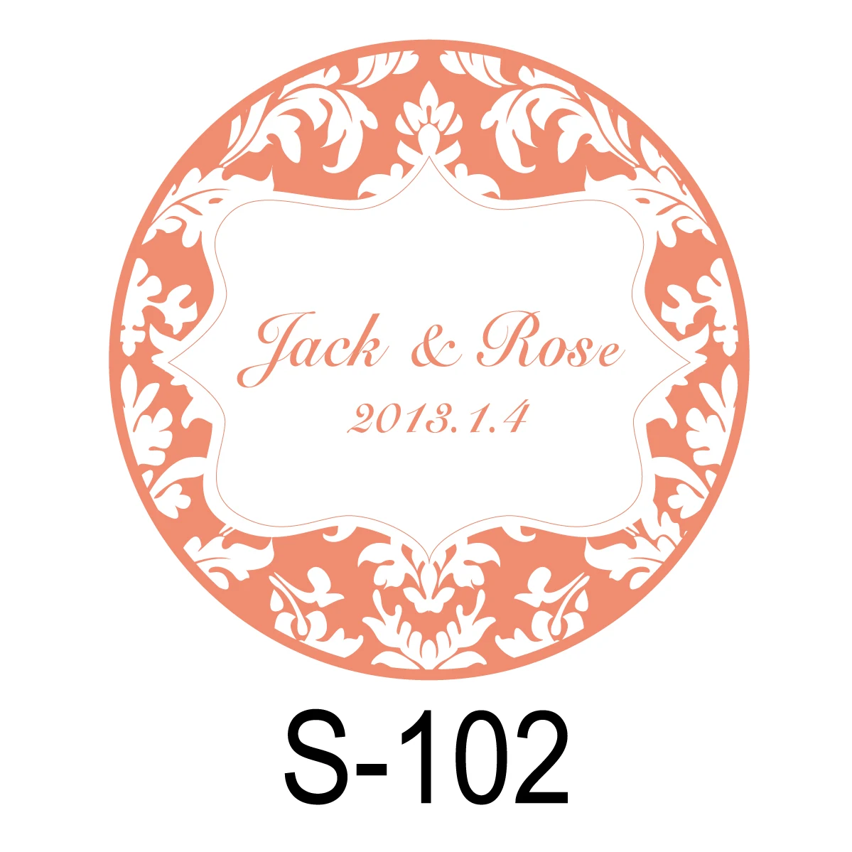 

150pcs/lot personalized candy sticker favor sticker for wedding bride shower wedding party decoration small circle S102
